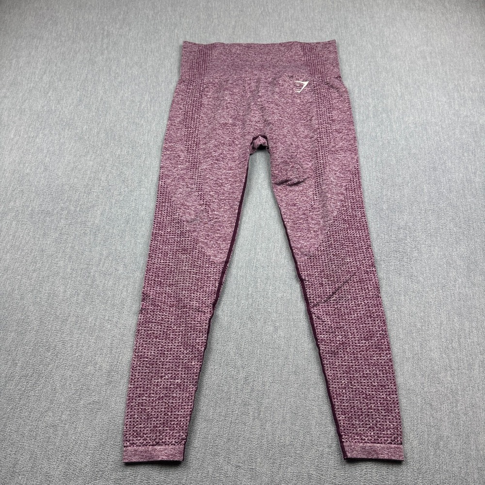 Gymshark Leggings Women Medium Purple Vital Seamless 2.0 25" Dry Performance Gym